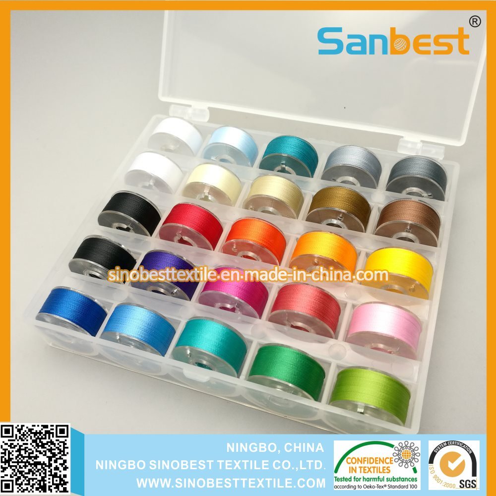 a Size Prewound Bobbins Thread in 25 Colors