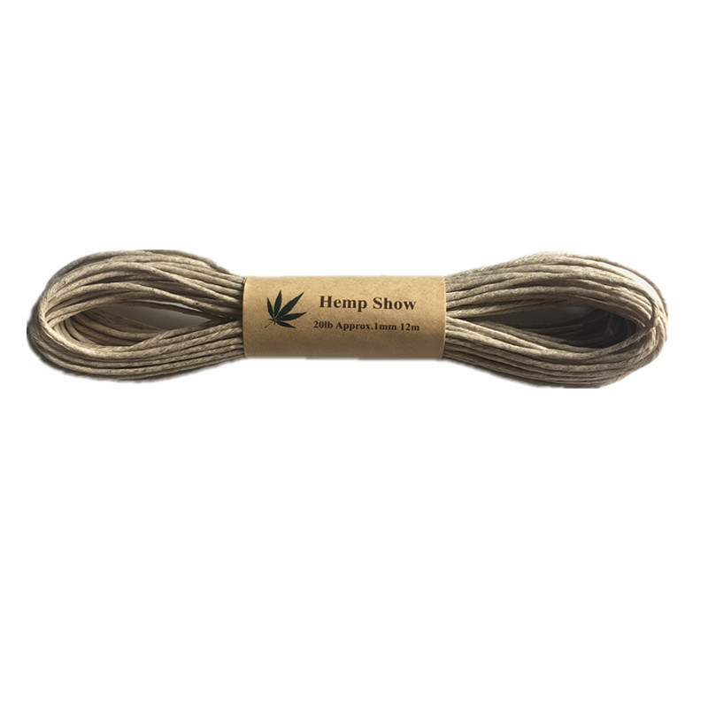 100% Hemp Twine 1mm Thickness with Various Colors