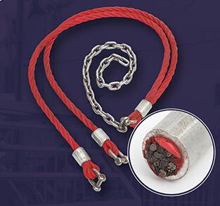 Playground 6 Strand PP Combination Climbing Rope with Steel Core