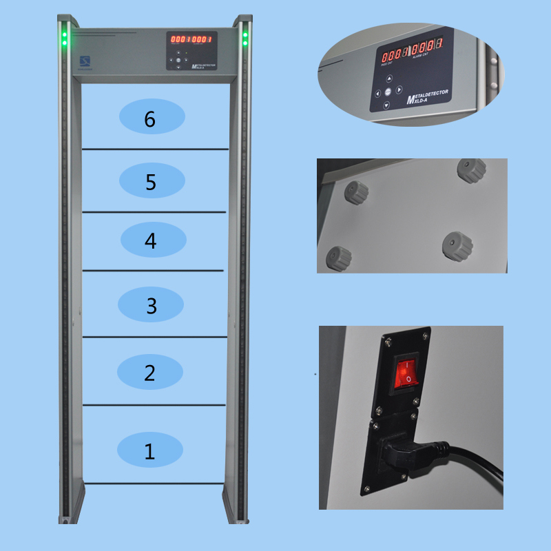 Economic and Sensitive Digital Metal Detecting Walkthrough Gate Xld -a