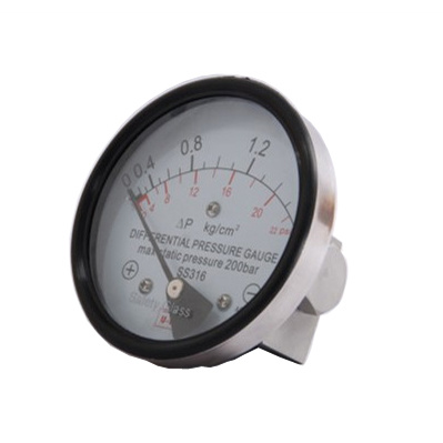 Magnetic Induction Differential Pressure Gauge Manometer