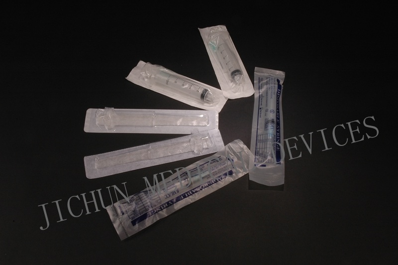 3 Part Disposable Safety Syringe with or Without Needle