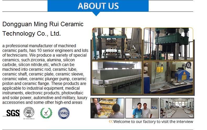 Photovoltaic Equipment Wear Resistant Refractory Zirconia Ceramic Plate Material