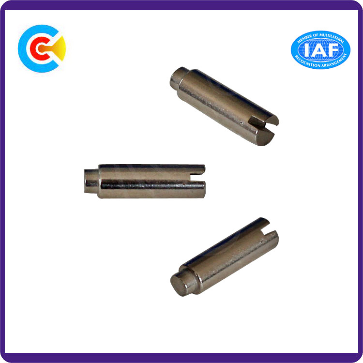 Stamping Parts Fixed Word Slotted Step Screw for Fitness Equipment