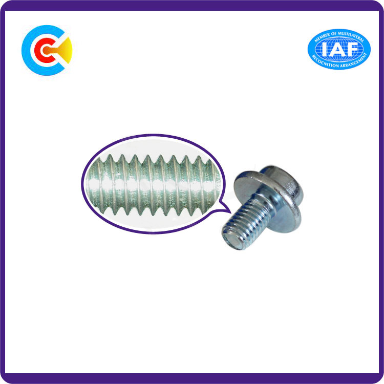 Carbon Steel/4.8/8.8/10.9 Cheese Head Hexagon Socket Cap Screw with Washer