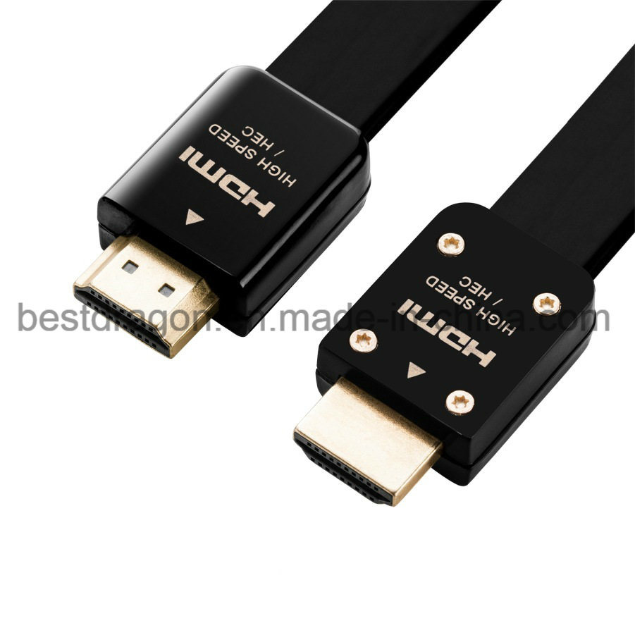 Gold Plated Ethernet Arc 3D 4K 1.4 2.0 High Speed HDMI Cable