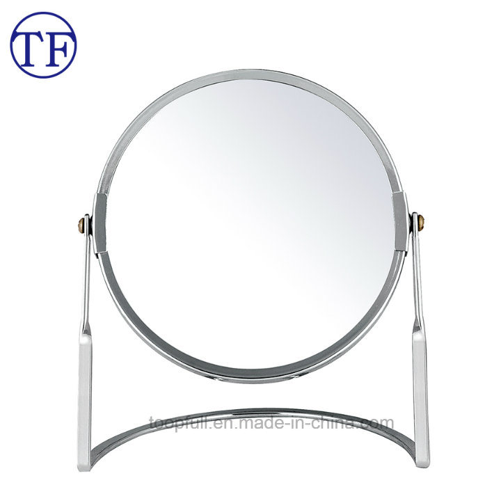 Round Table Top Small Swivel Cosmetic Magnifying Makeup Mirror