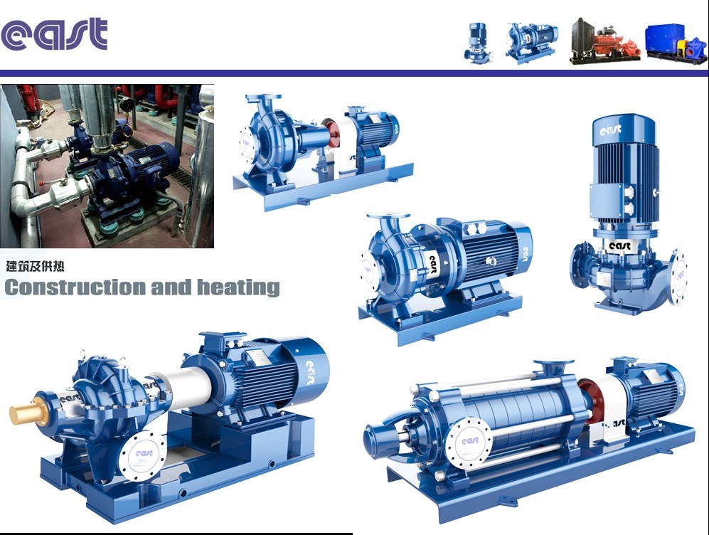 High Efficient Dfem Inline Circulating Pump with Double Connection Type