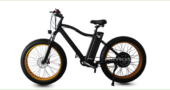 Customer Logo Supported 26 Inch 4.0 Fat Tyre 500W Electric Bike