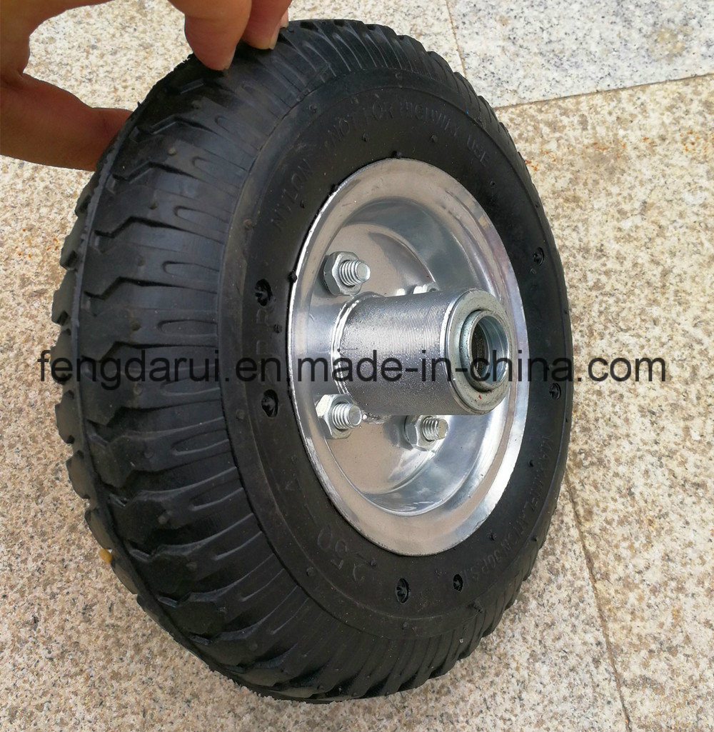 High Quality Pneumatic Wheel (8''x2.50-4) for Wheelbarrow/Trolley/Cart