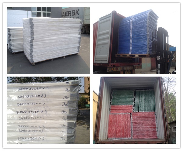 Blue PP Corrugated Sheet for Bottle Pallet High Density PP Sheet