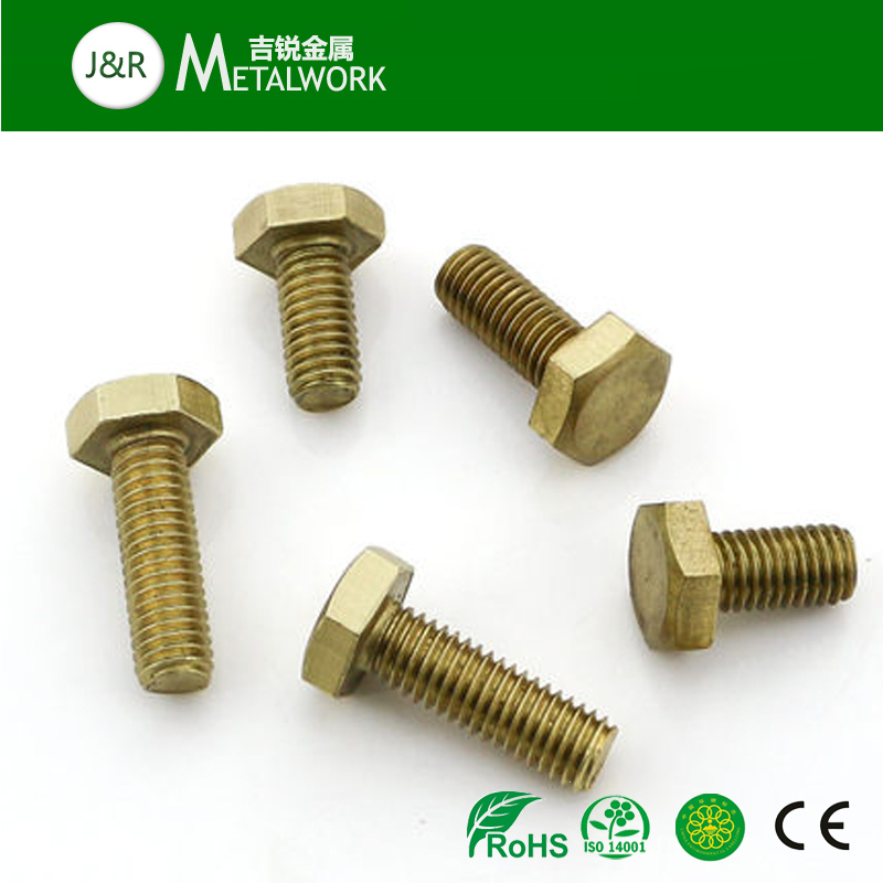 Full Thread Brass Hex Bolt (DIN933)