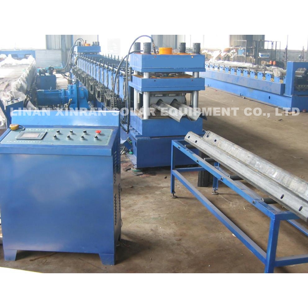 Roll Forming Machine W Beam Two Wave Highway Guardrail Forming Machinery