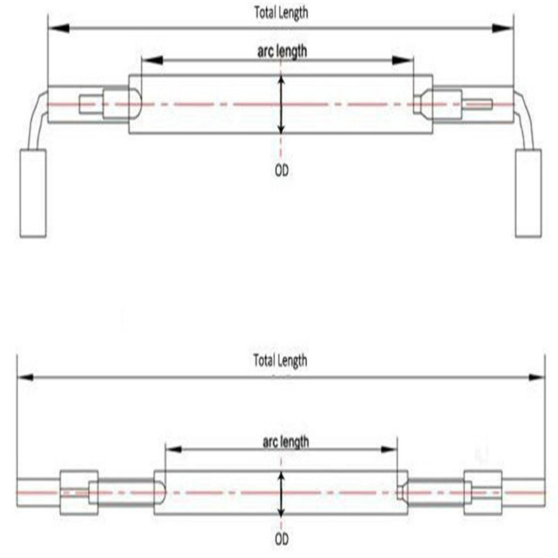 7*70*140mm Xenon Lamp IPL Xenon Lamp E-Light Lamp for Beauty Instrument Part