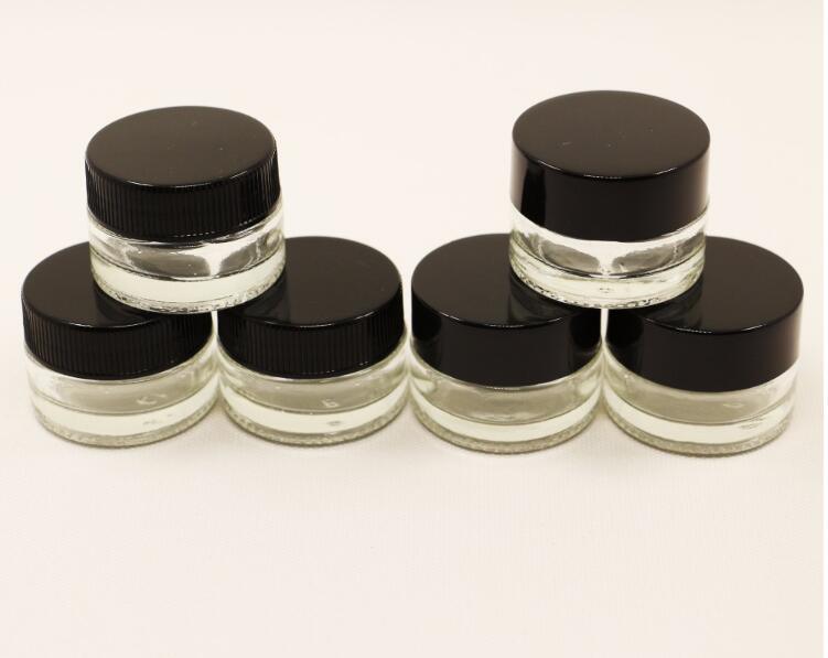 5ml Portable Airtight Tempered Glass Cosmetic Jar