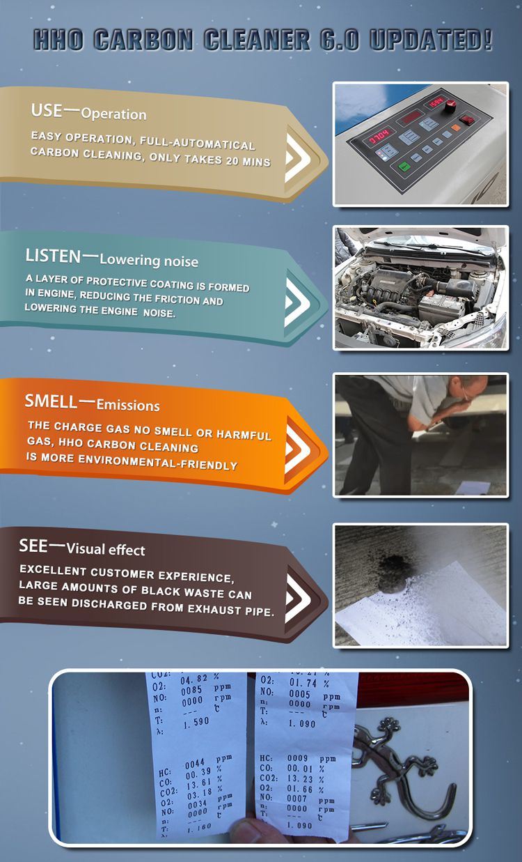 Engine Carbon Cleaning Machine for Car Maintenance