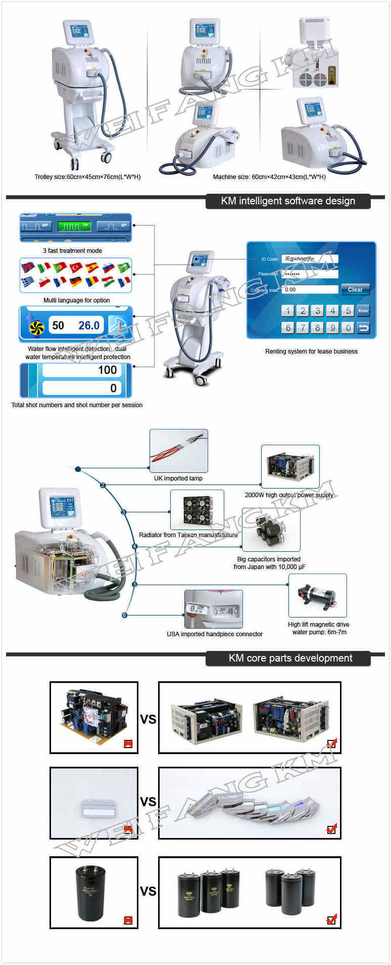 Big Discount IPL +Shr Hair Removal Machine / Portable Shr IPL Laser