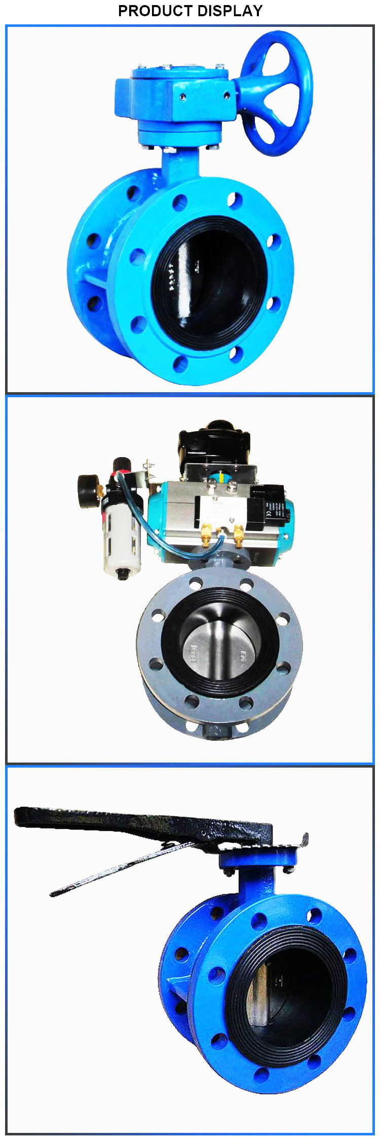 Flange Butterfly Valve with Pneumatic Actuator