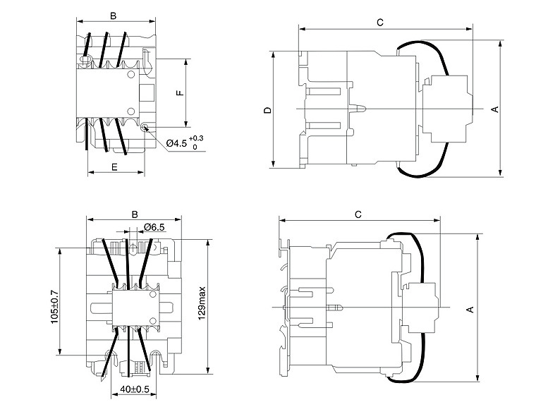 AC DC Contactors for Power Factor Correction (CJ19)