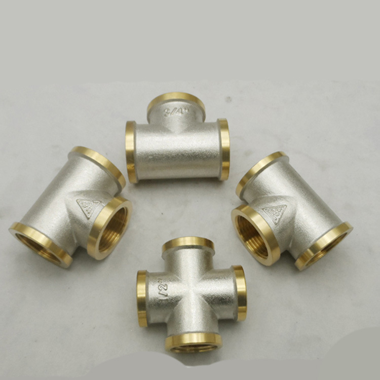 RF Cross Tee 4-Way Hygenic Stainless Steel Welded Pipe Fitting