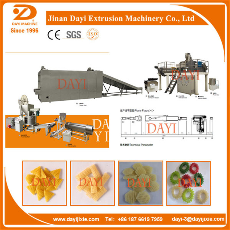 Popular Snack Extruder Single Screw Extrusion Machinery