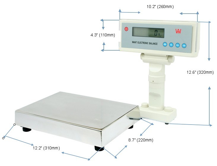 CE Top Loading Weighing Scale (0-30kg/1g-0.001g)