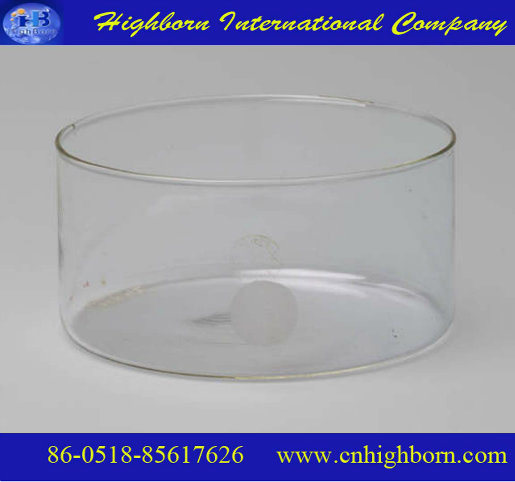 High Quality Purity Clear Quartz Crystal Dish for Melting