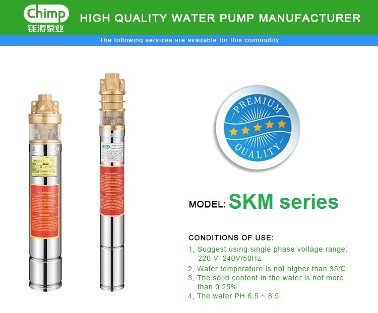 4 Inch Heavy Duty Salar System DC Single Phase Submersible Pump