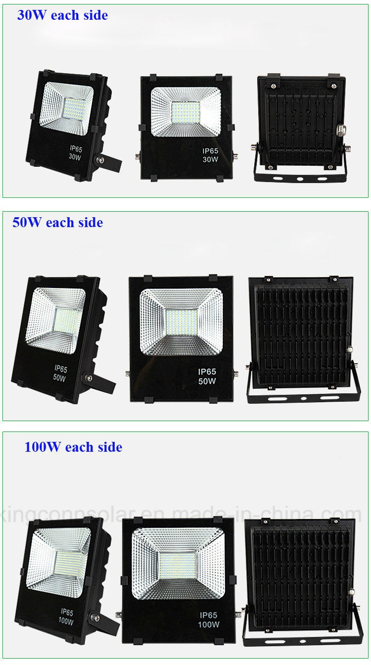 Outdopor Lighting Solar LED Flood Light Solar Flood Light Solar Lanscape Light with 10/20/25/30/45/50/65/100/120/150/200W