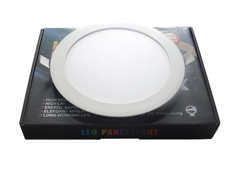 USD8.5 18W Flat/Round LED Panel Ceiling Light