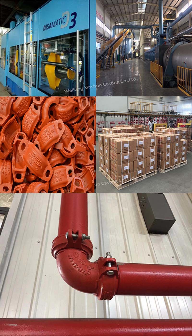 Fire Pipe Fittings Flange Coupling Approved by FM/UL