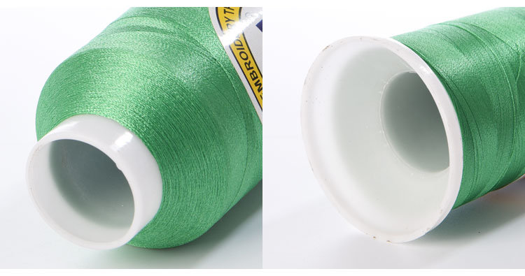 Eco-Friendly 120/2 120d/2 100% Viscose Rayon Embroidery Thread 125g/Cone