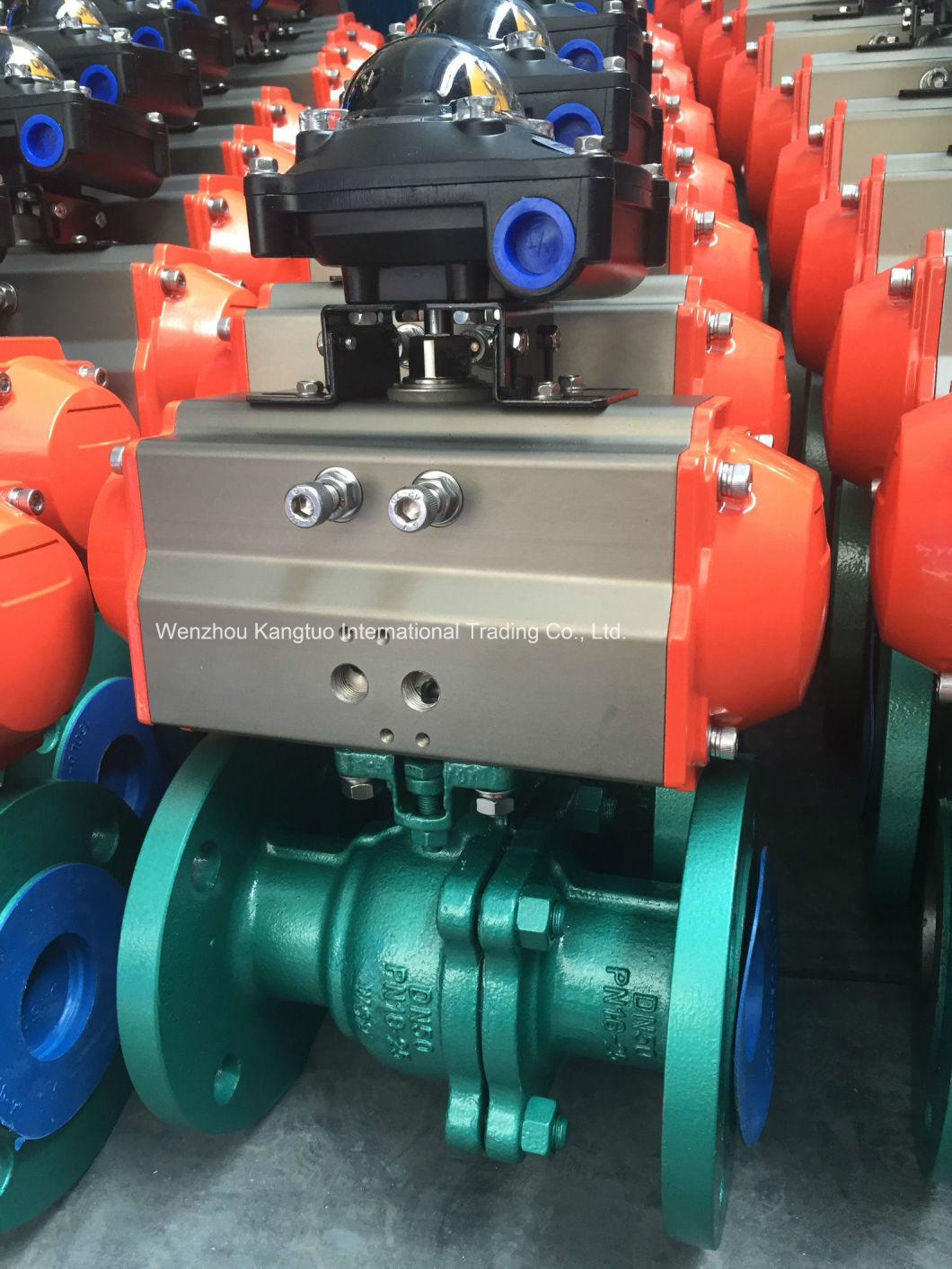 Flanged Ball Valve with Pneumatic Actuator