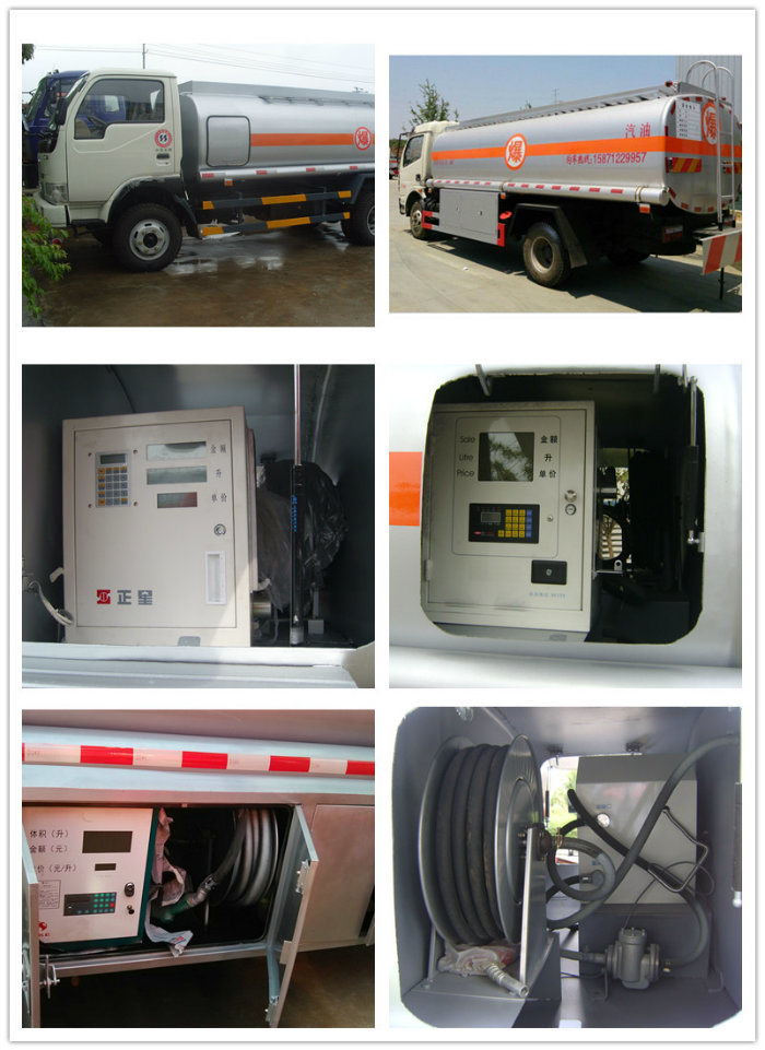 Oil Refilling Truck with 6000liters Fuel Dispenser Truck