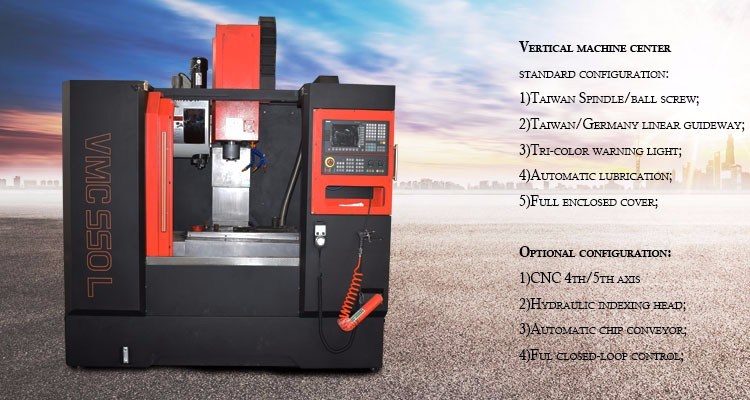 Vmc850 CNC Metal Spinning Machine with High Cost Performance