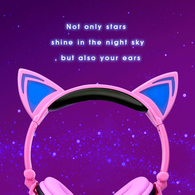 Hot Selling Patented Product Stereo Cute Cat Ear Headphone