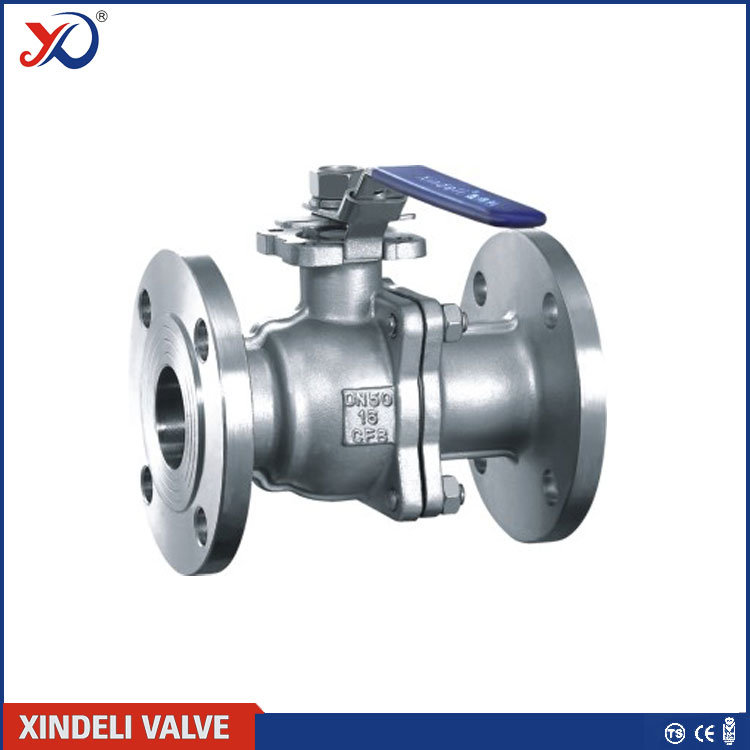 JIS 10k Stainless Steel Ss304 Flanged Floating Manual Ball Valve