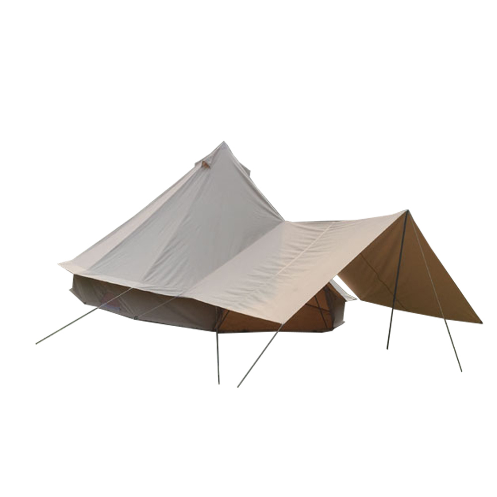 Freestanding Lightweight Canvas 2m X 4m PRO Awning for Bell Tent