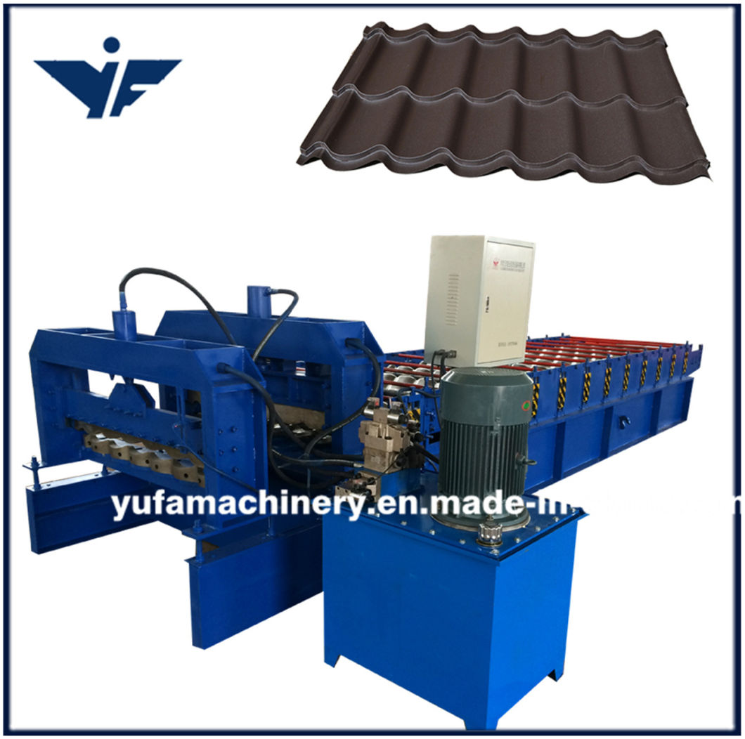 Glazed Steel Roof Tile Roll Forming Machine