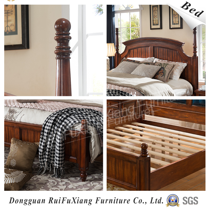 Hand Carved Classical Bed (B310)