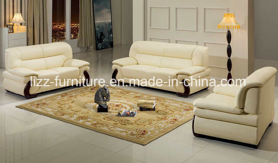 Contemporary Simple Modern Office Furniture Leather Living Room Sofa