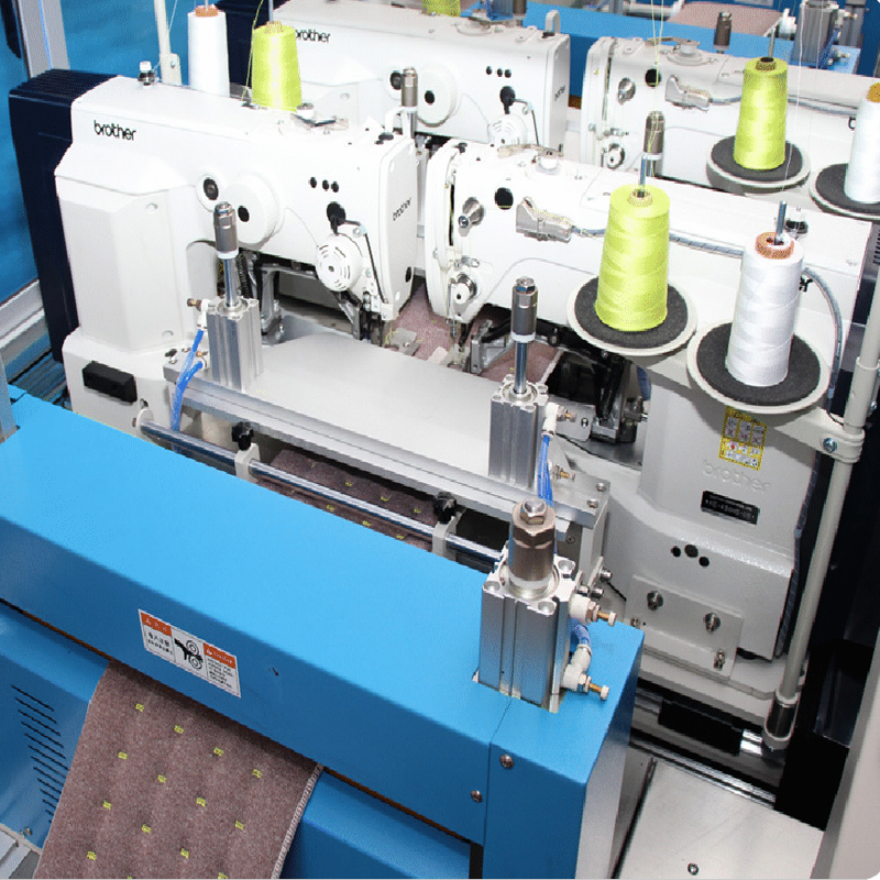 Computerized Four-Head Border Side Stitching Machine