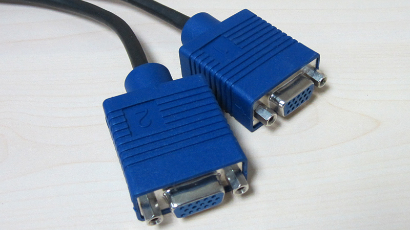 DMS59 to Dual 15pin VGA Y Video Splitter Cable