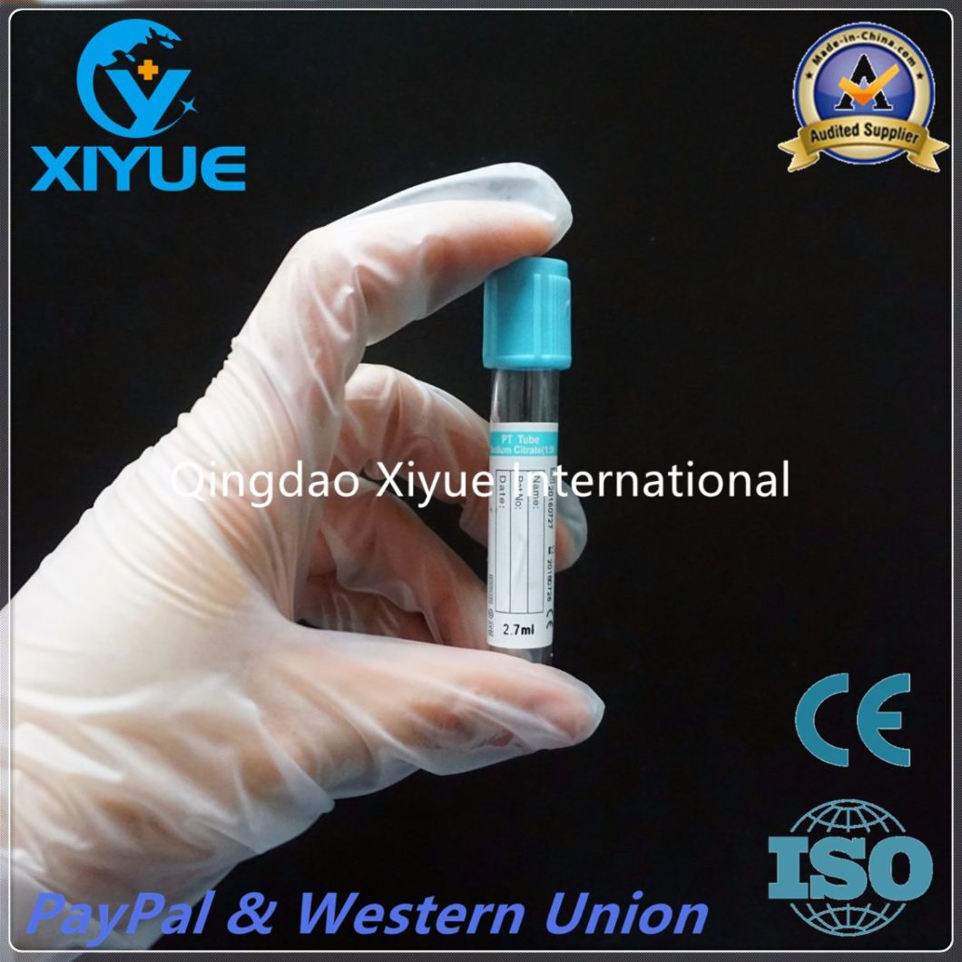 PT Disposable Vacuum Blood Collection Tube with High Quality