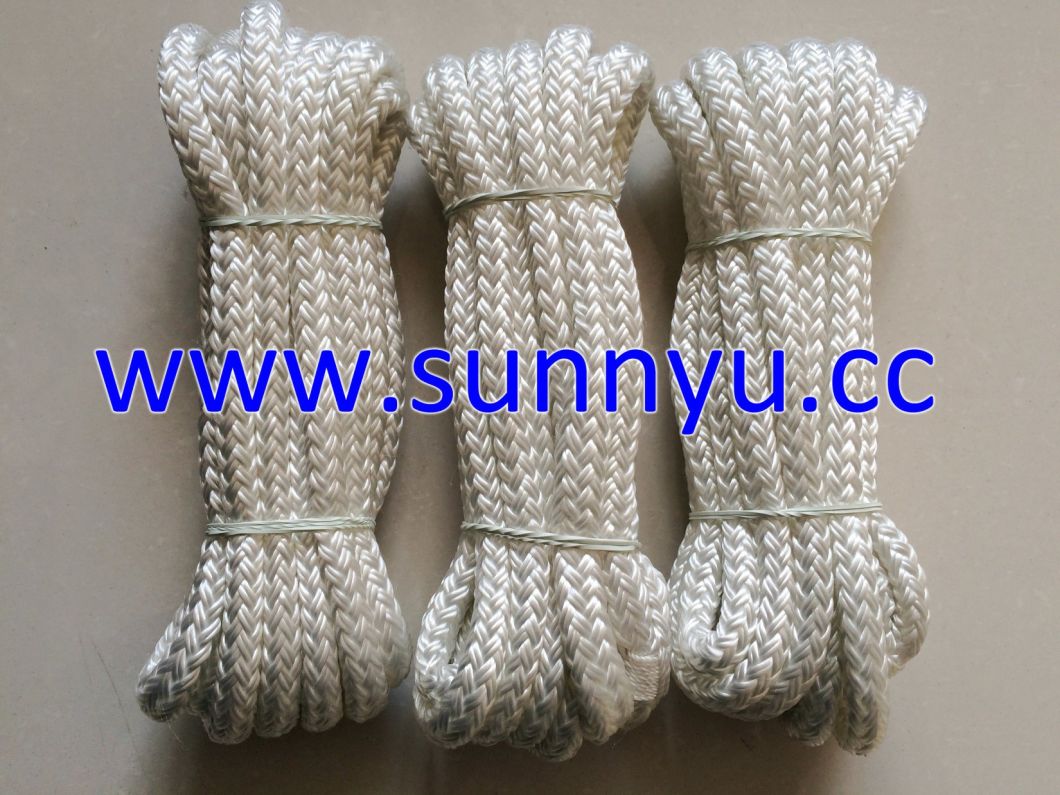 10mm to 36mm PP/Polyester Braided Rope Polypropylene Double Braided Rope