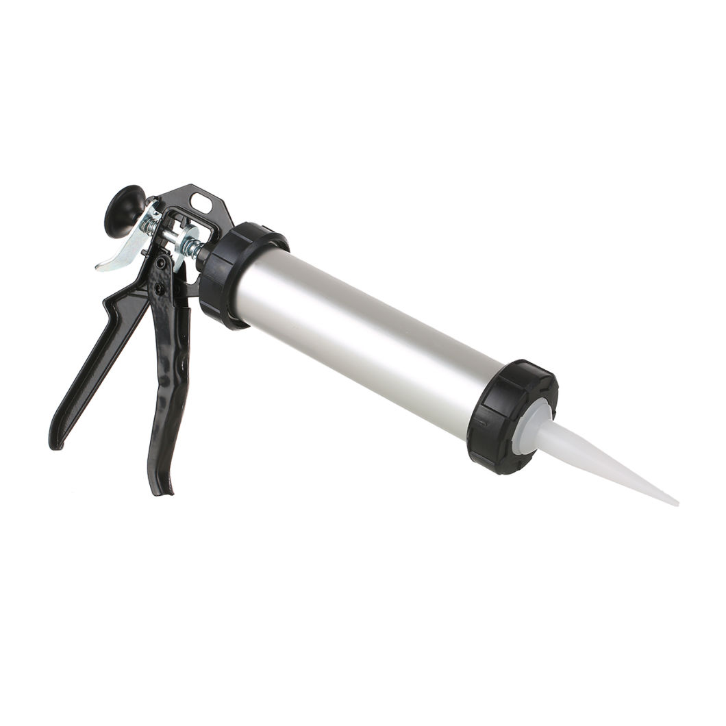 300ml Aluminum Alloy Hand Glass Cement Caulking Gun Manual Glue Gun for Home Decoration