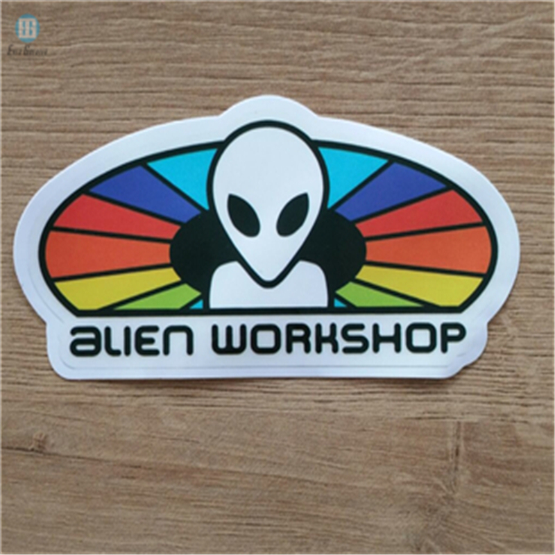 Four Color PVC Stickers with Removable Glue Backside
