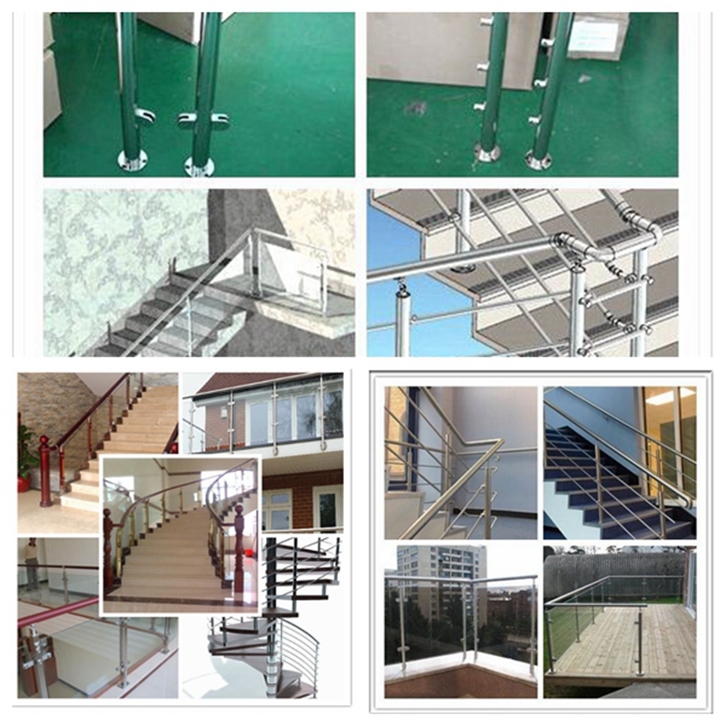 Indoor Bar Balustrade for Stair Railing Stainless Steel Handrail Material