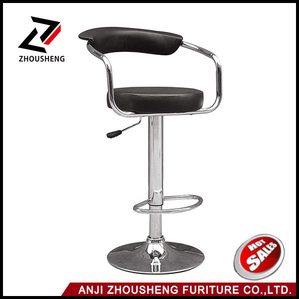 Hot Sale Adjustable Swivel PU Leather Bar Stool High Chair