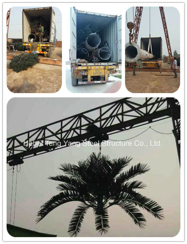 Artificial Palm Tree Communication Poles Monopole Antenna Tower